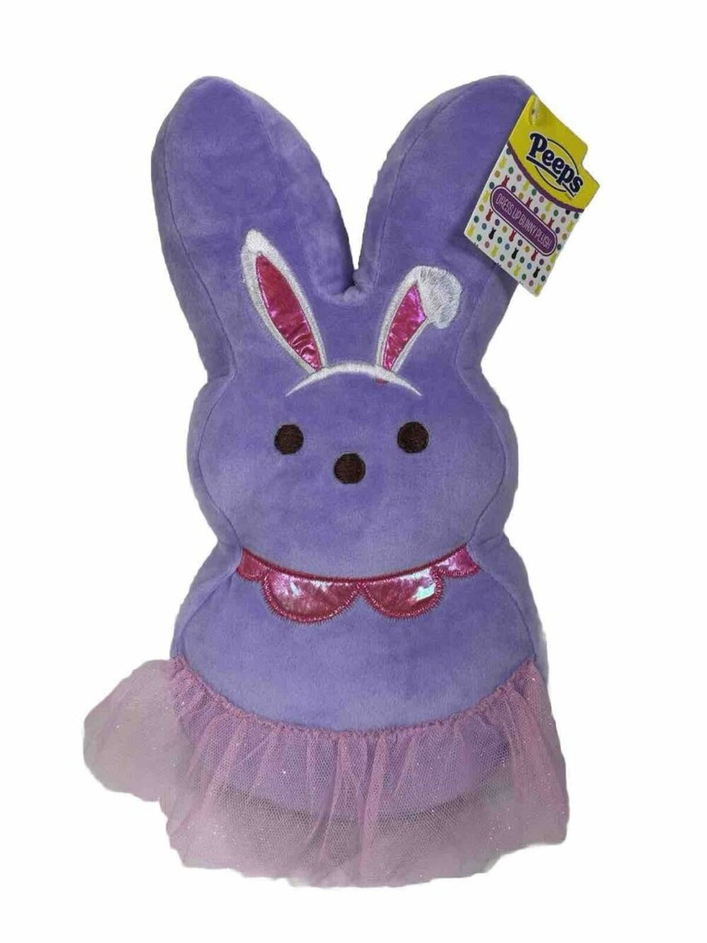 Peeps 12" Plush Dress Up Ballet Bunny Purple Stuffed Animal